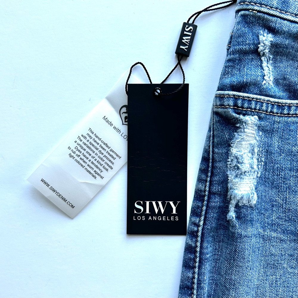 🌸NWT Women’s Siwy Jean Shorts. Size: 26 - Picture 3 of 11